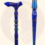 عصای چوبی ارکیده آبی کد SA0002