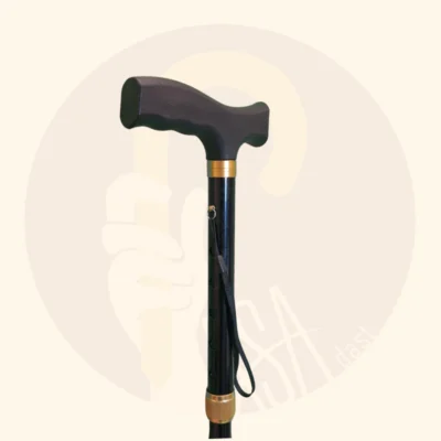 عصای تاشو مشکی کد SA0024