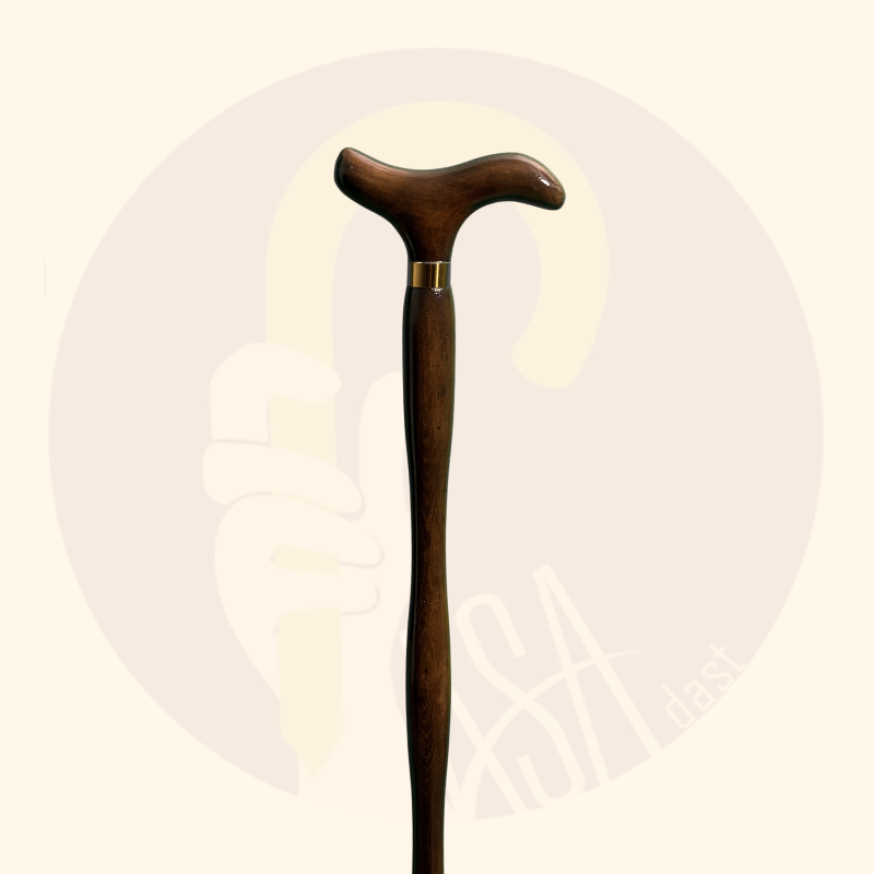 عصای چوب راش مدل کویر کد SA0031