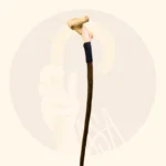 عصای چوبی دست‌ساز نگهبان کوه کد SA0051