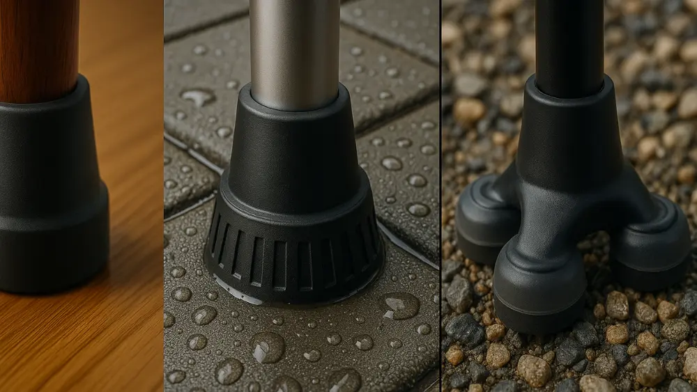 پایه عصا طبی چوبی تاشو