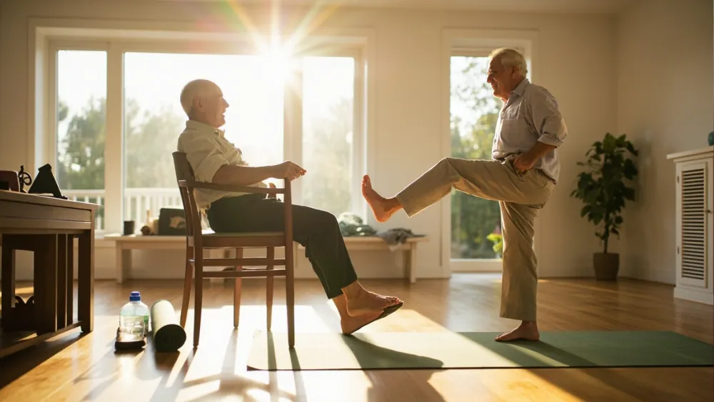 ۵ تمرین ورزشی مناسب سالمندان برای تقویت پاها و بهبود حرکت