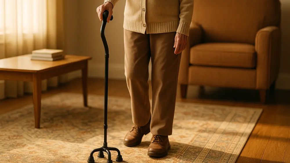 عصای چهارپایه