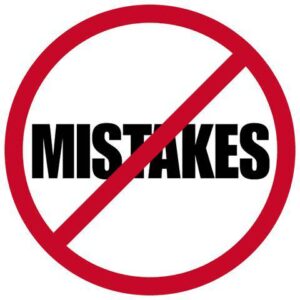 mistakes