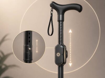 Adjusting the cane height