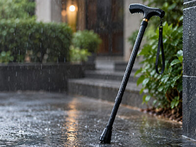 Waterproof walking stick