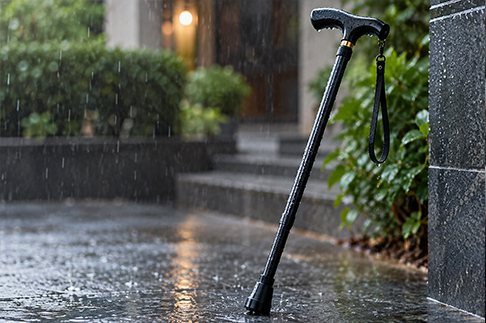 Waterproof walking stick