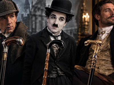 The canes of Sherlock Holmes, Charlie Chaplin, and aristocrats.